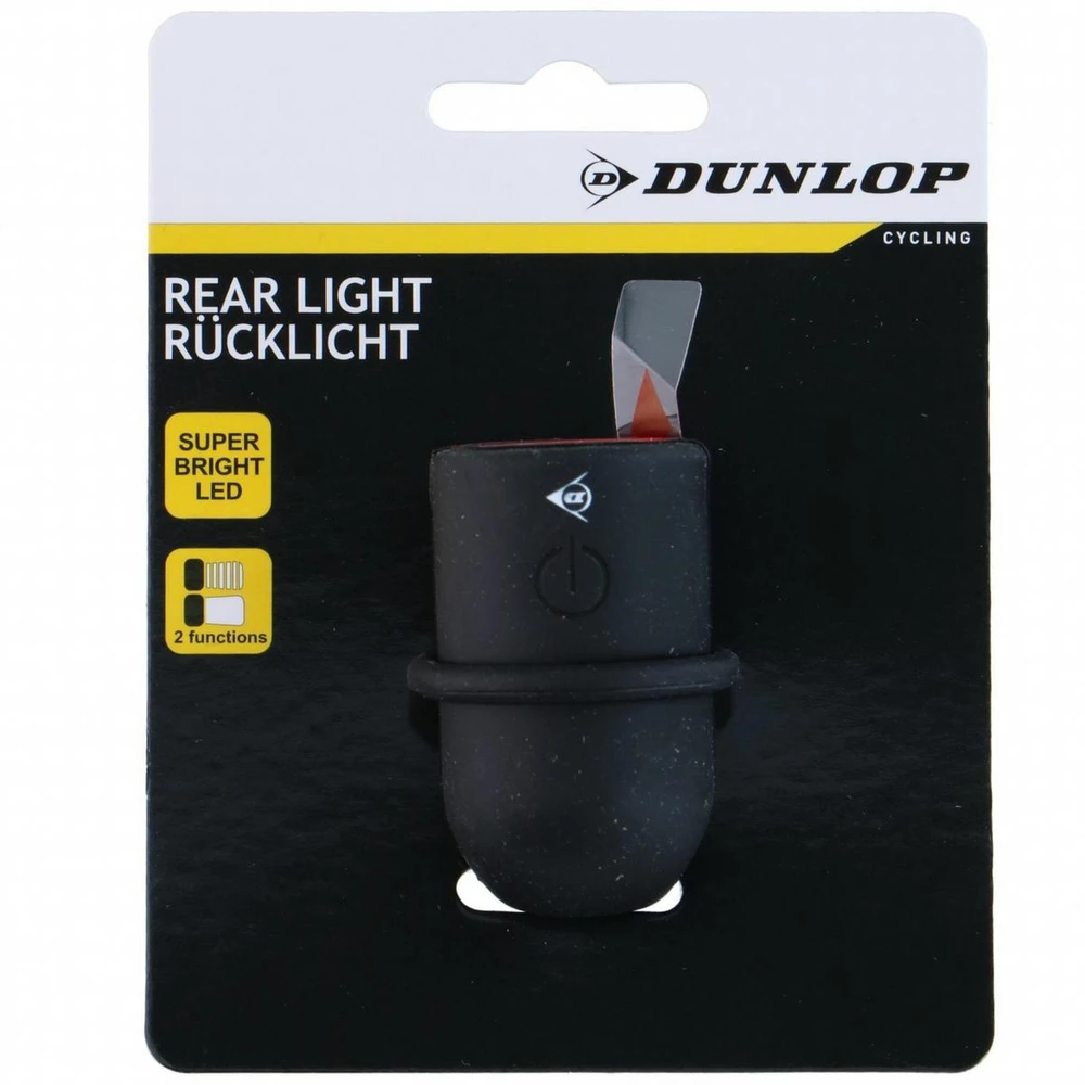 Silikoninė dviračio galinė lempa Dunlop
