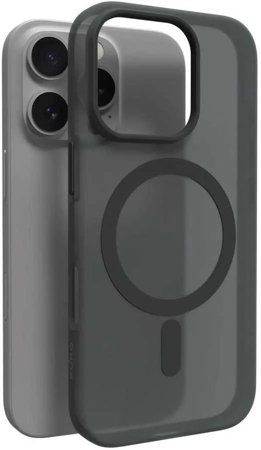 Silikoninis Puro Daylight MagSafe Apple iPhone 16 Pro Max – dėklas telefonui juodos spalvos
