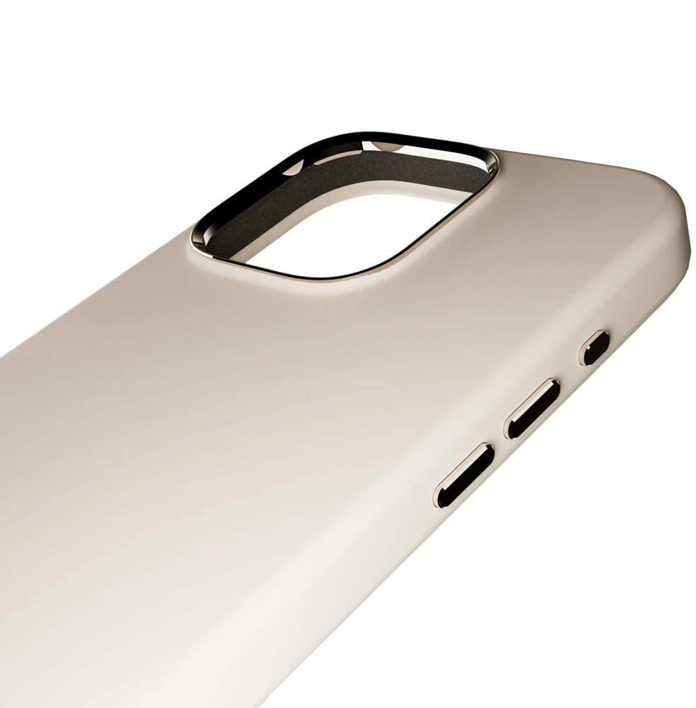 Puro Icon Mag Pro MagSafe Silikoninis dėklas for iPhone 16 Pro – rusvai gelsvas