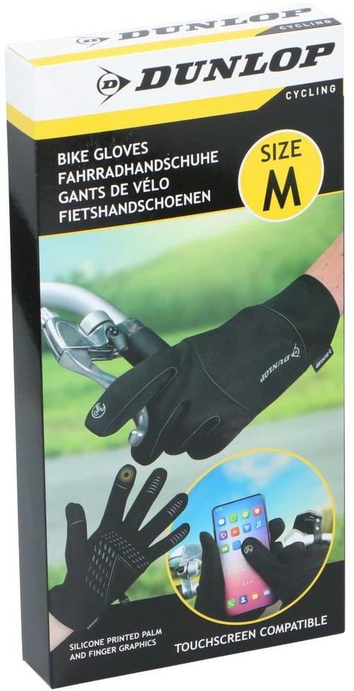 Dunlop Dviračių pirštinės su ekrano funkcija, šiltos