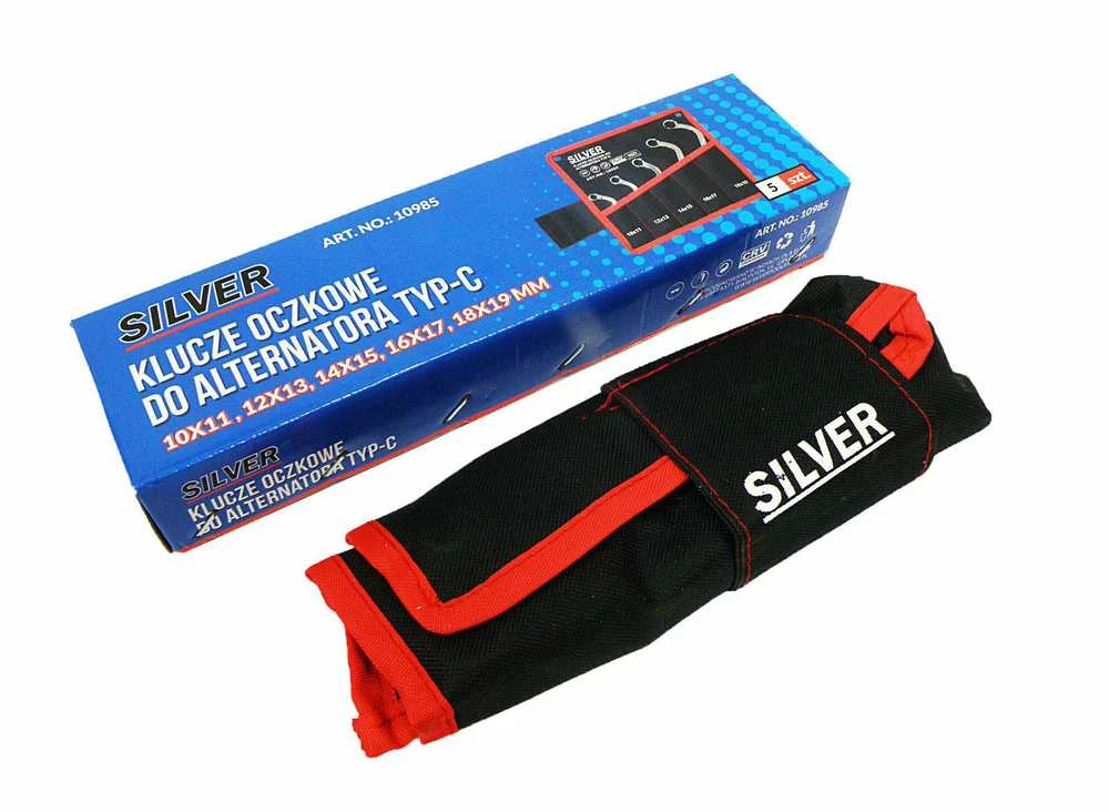 SILVER Sidabrinis Sidabrinis ALTERNATORIŲ RAKTŲ RINKINYS TIPAS C/5vnt