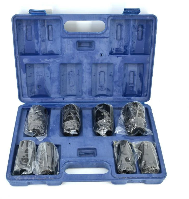 SILVER Sidabrinis Sidabrinis ILGŲ SMŪGINIŲ GALVUČIŲ RINKINYS 3/4″ 8 vnt.
