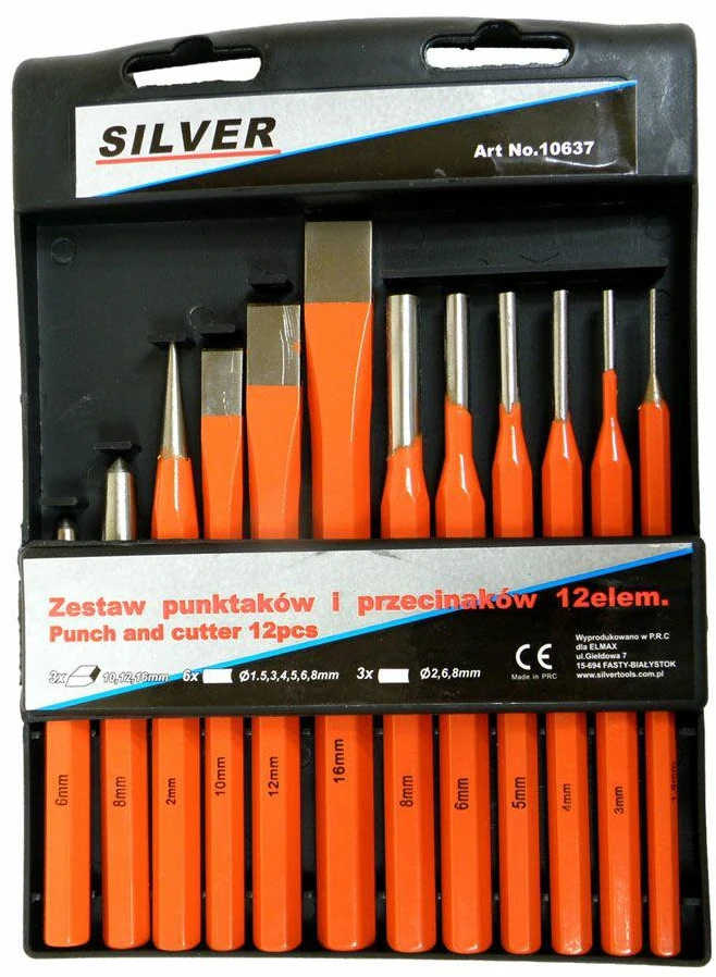 SILVER Sidabrinis Sidabrinis Kaltų rinkinys 12 vnt.