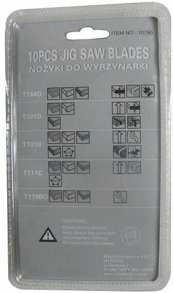 SILVER BRZESZCZOT DO WYRZYNAREK 10 vnt / Sidabrinis