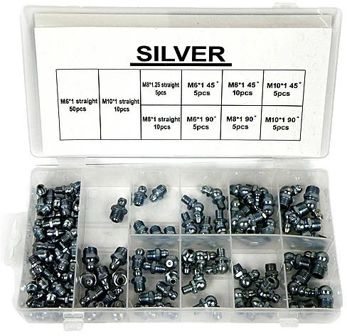 SILVER KALAMITKI METRIC tepimo antgaliai 110vnt Sidabrinis