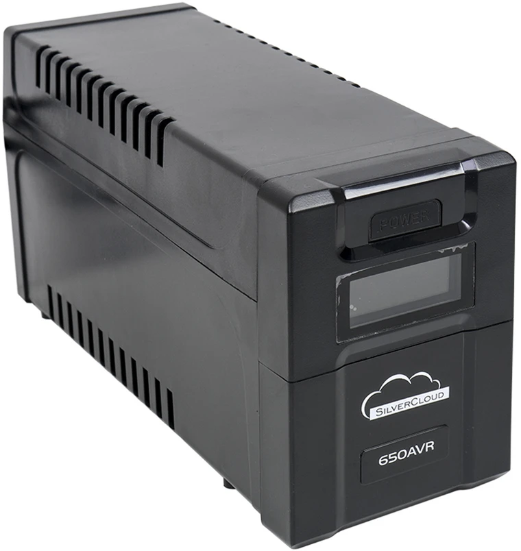 SilverCloud SafePC 650AVR UPS paketas, 360W galia ir pridedamas lipnus lapelis (Sticky Pad Flag)