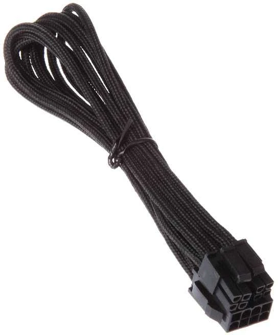 SilverStone 8-Pin-EPS to 4+4-Pin-ATX/EPS – 300mm juodas