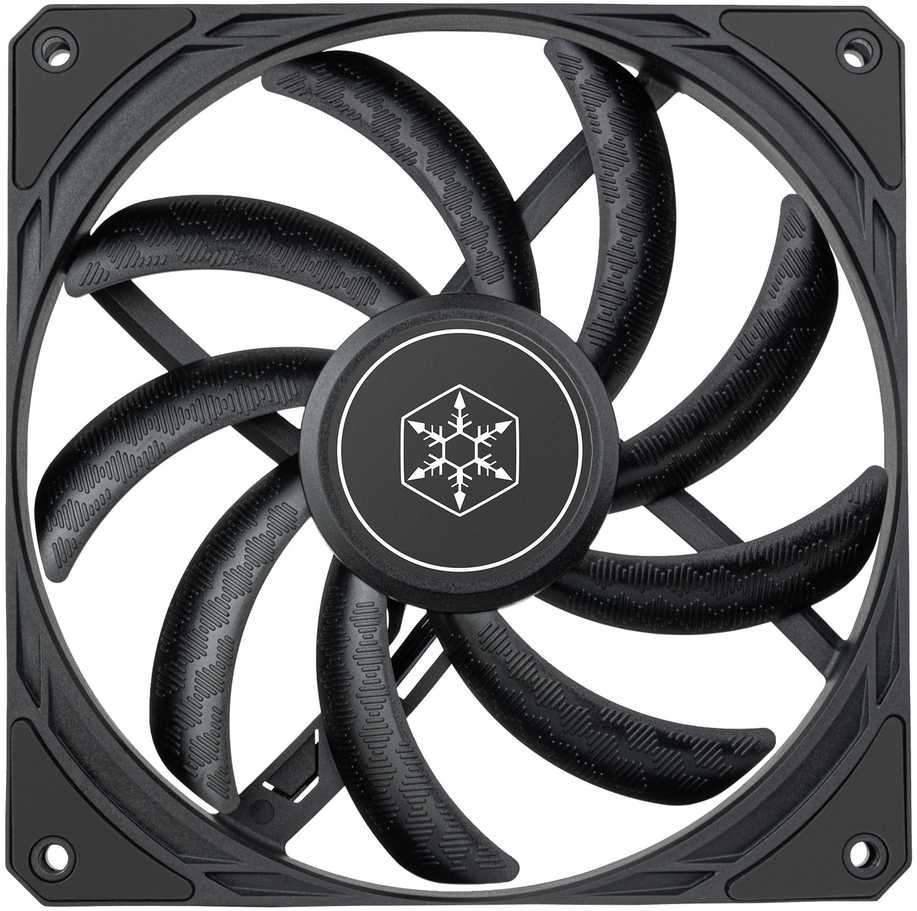 SilverStone SST-AS140B Air Slimmer 140 PWM korpuso ventiliatorius – juodos spalvos