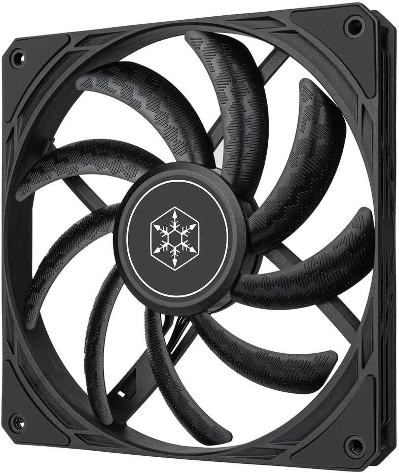 SilverStone SST-AS140B Air Slimmer 140 PWM korpuso ventiliatorius – juodos spalvos