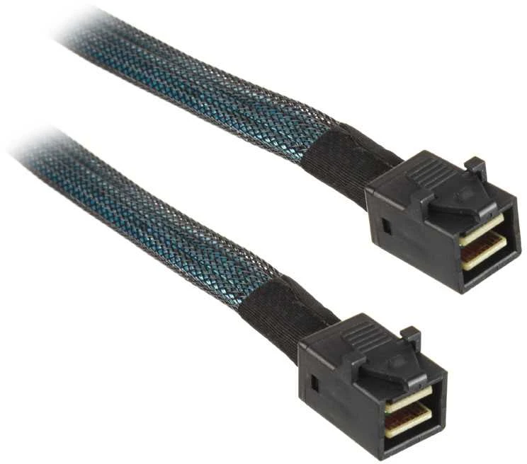 „SilverStone SST-CPS04 Mini SAS 36 kontaktų kabelis - 50 cm“