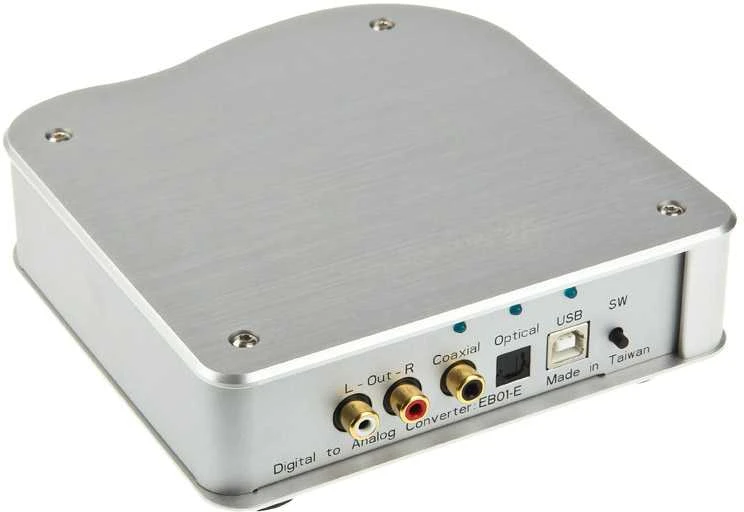 SilverStone SST-EB01S-E Ensemble Digital to Analog Converter – sidabro spalvos