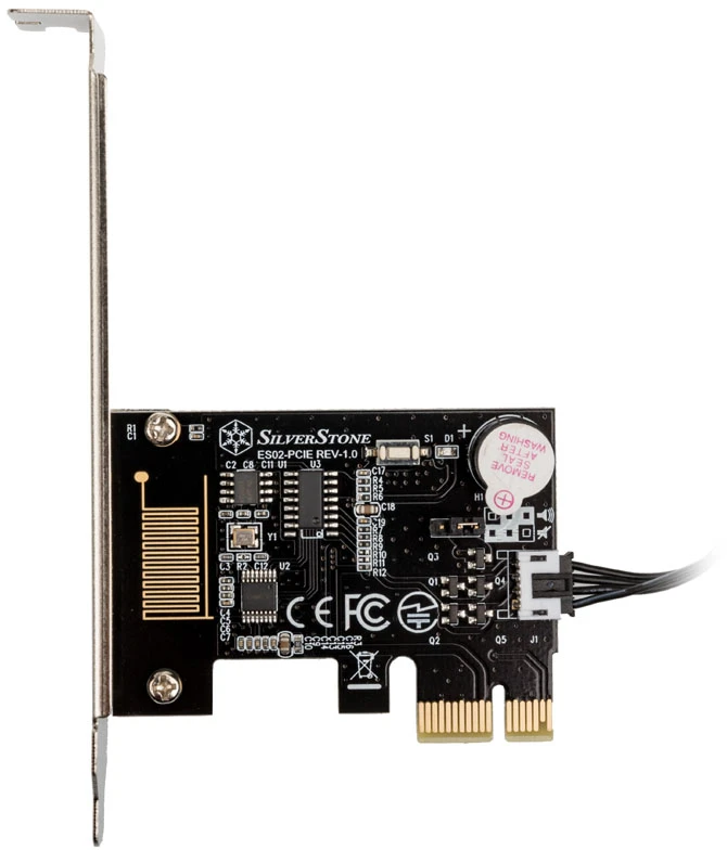 SilverStone SST-ES02-PCIe – nuotolinio valdymo pultas kompiuterio įjungimui/išjungimui