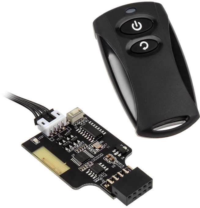 SilverStone SST-ES02-USB, nuotolinio valdymo pultas kompiuterio įjungimui / išjungimui