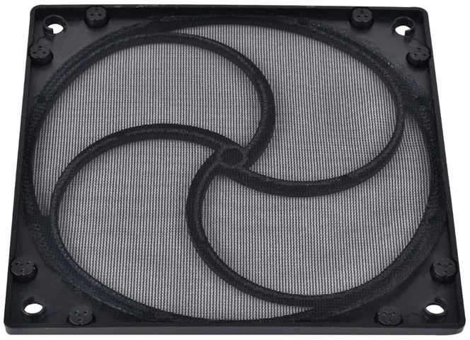 „SilverStone SST-FF125B“ magnetinis didelio srauto dulkių filtras, juodas – 120 mm
