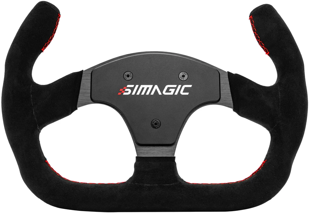 Simagic P-325C lenkta pavara be stebulės, 325 mm, su alcantara danga