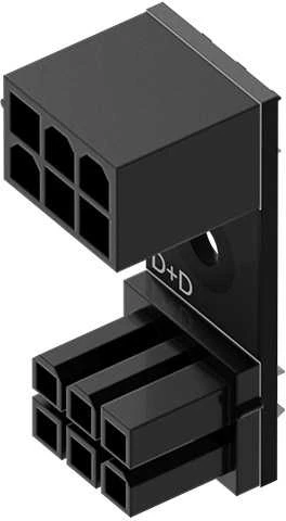 Singularity Computers 6-PCIe 180 Grad Adapteris D+D