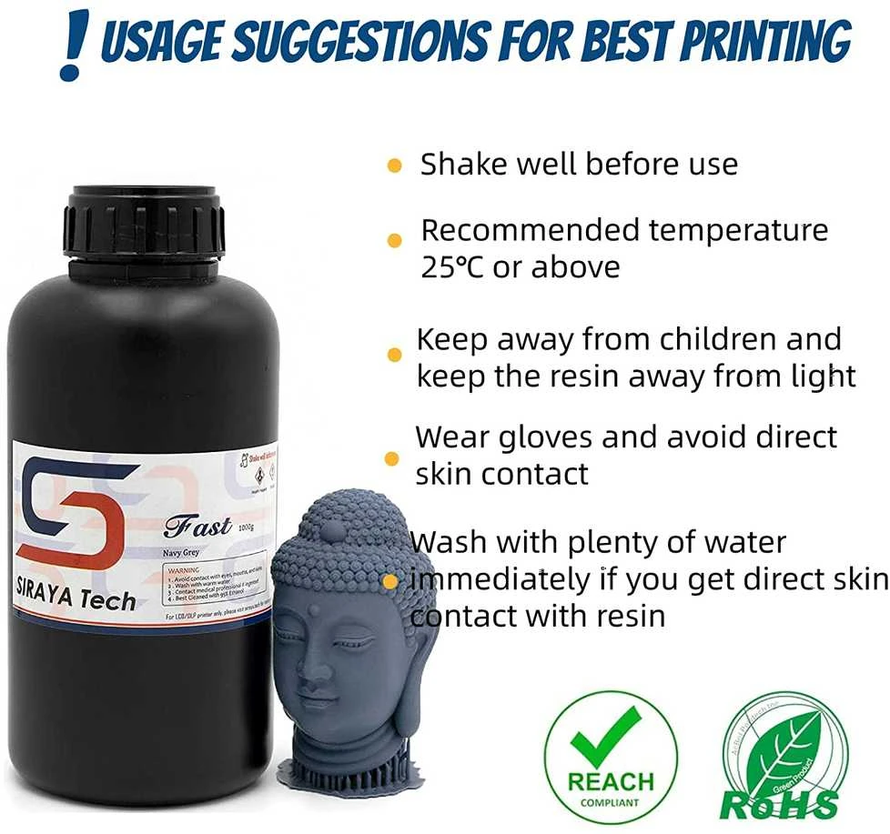 Siraya Tech Fast ABS-Like - 1kg - Navy Pilkas