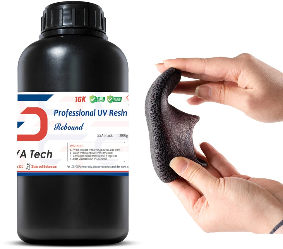 Siraya Tech Rebound 55A juodos spalvos – 1kg