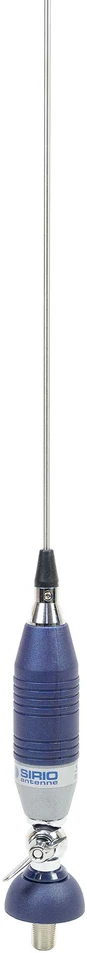 Sirio SUPER 9 CB antena su „butterfly“ tipo laikikliu, ilgis 155 cm, 27 – 28.5 MHz, 250W, komplekte laikiklis, 4m RG58 kabelis ir PL259 jungtis