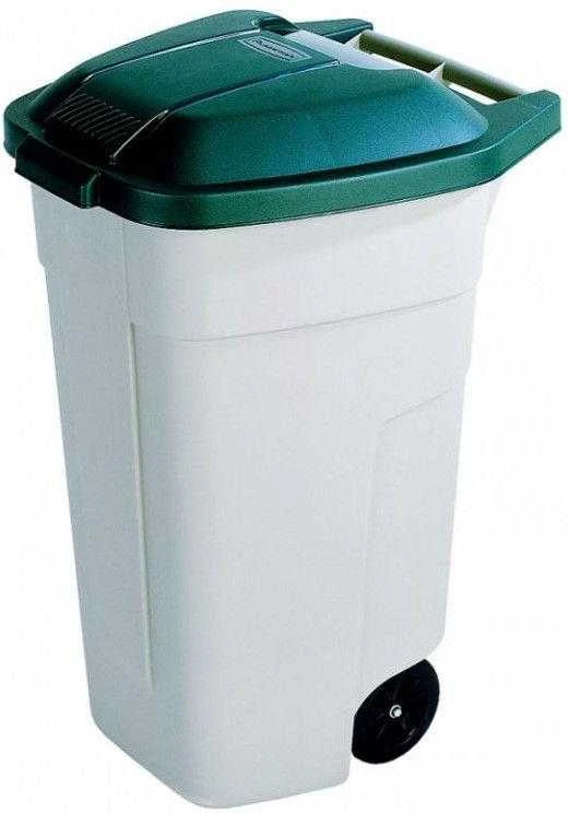 Keter CURVER WASTE BIN 110L BEIGE/Žalias