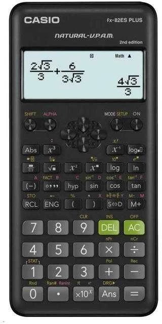 Mokslinis skaičiuotuvas CASIO FX-82ES PLUS II, 80 x 162 x 13.8 mm