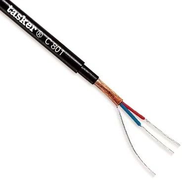 Skaitmeninis audio ekranuotas laidas 2×0.22mm², Ø6.2mm, 110om, mikrofonui ar DMX, Tasker