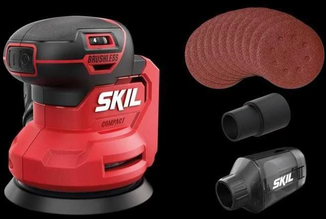Skil Red Skil_Red Akumuliatorinis ekscentrinis šlifuoklis Skil 3751CA, 20 V
