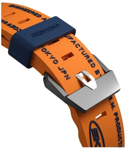 Skinarma apyrankė Shokku Apple Watch 45/44/42mm oranžinės spalvos