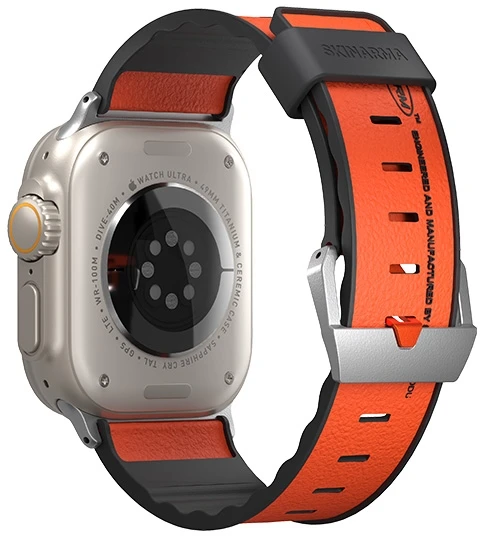 Skinarma Band Spunk Watch Ultra 49mm oranžinės spalvos
