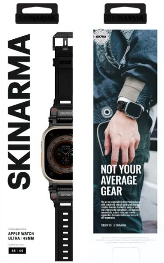 Skinarma Band Titon Apple Watch Ultra 49mm juodos spalvos