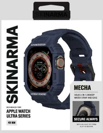 Skinarma Band+Dėklas Mecha 2in1 Watch 49mm navy