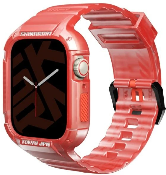 Skinarma Band+Dėklas Saido 2in1 Apple Watch 45/44mm red