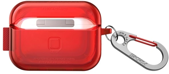 Skinarma dėklas Saido AirPods Pro 2 red