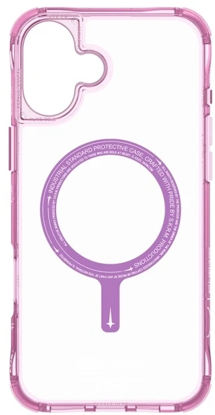 Dėklas Skinarma case Saido Apple iPhone 16 6.1″ Magnetic Charging rožinės spalvos