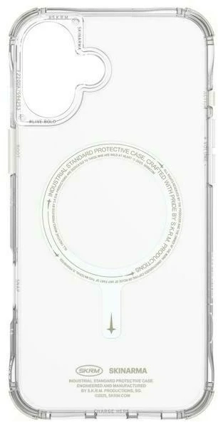 Skinarma dėklas Saido Apple iPhone 16 6.1″ Magnetic Charging žalias (niteglow)