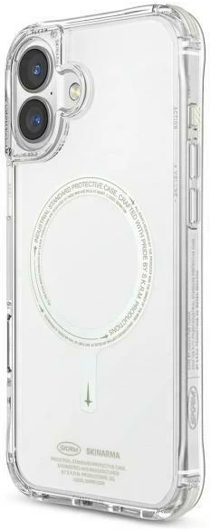 Skinarma dėklas Saido Apple iPhone 16 6.1″ Magnetic Charging žalias (niteglow)