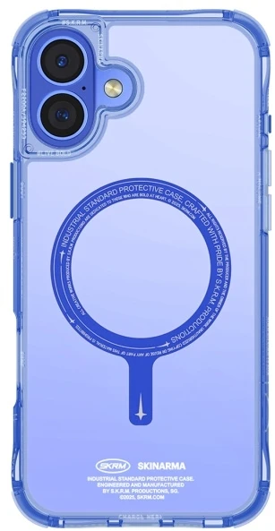 Skinarma dėklas Saido Apple iPhone 16 Plus 6.7″ Magnetic Charging mėlynas