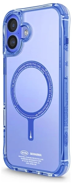 Skinarma dėklas Saido Apple iPhone 16 Plus 6.7″ Magnetic Charging mėlynas