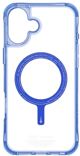 Skinarma dėklas Saido Apple iPhone 16 Plus 6.7″ Magnetic Charging mėlynas