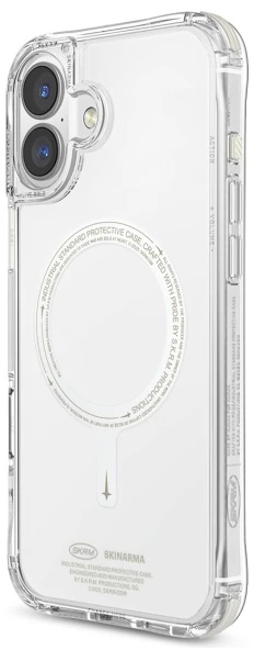 Skinarma dėklas Saido Apple iPhone 16 Plus 6.7″ Magnetic Charging žalias (niteglow)