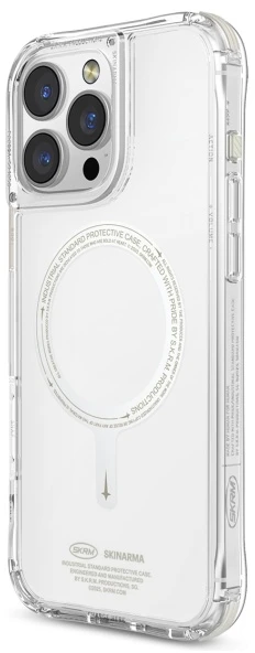 Skinarma dėklas Saido Apple iPhone 16 Pro 6.3″ Magnetic Charging žalias (niteglow)