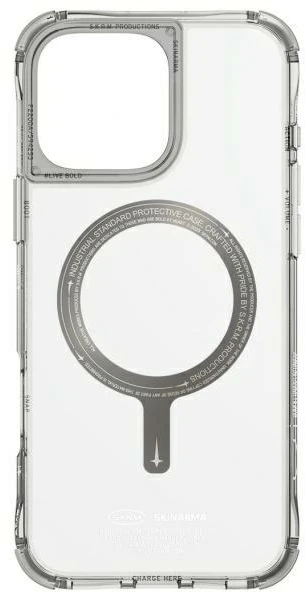 Skinarma dėklas Saido Apple iPhone 16 Pro Max 6.9″ Magnetic Charging titanium