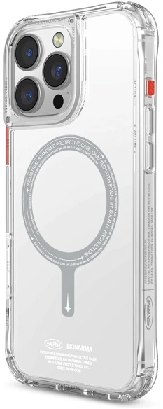 Skinarma dėklas Saido Apple iPhone 16 Pro 6.3″ Magnetic Charging clear