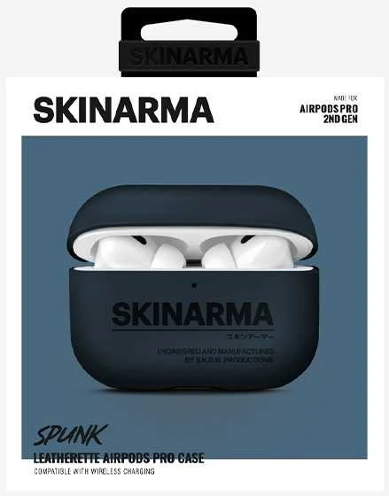 Skinarma dėklas Spunk AirPods Pro 2 mėlynas