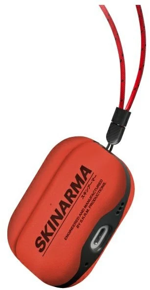 Skinarma dėklas Spunk AirPods Pro 2 oranžinės spalvos