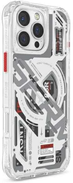Skinarma dėklas Ekho Apple iPhone 16 Pro 6.3″ Magnetic Charging clear