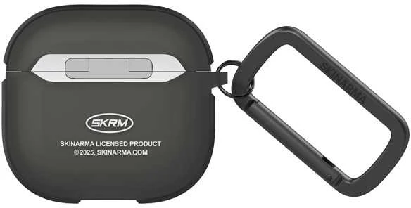 Dėklas Skinarma Kinzoku skirtas AirPods 4 juodos spalvos