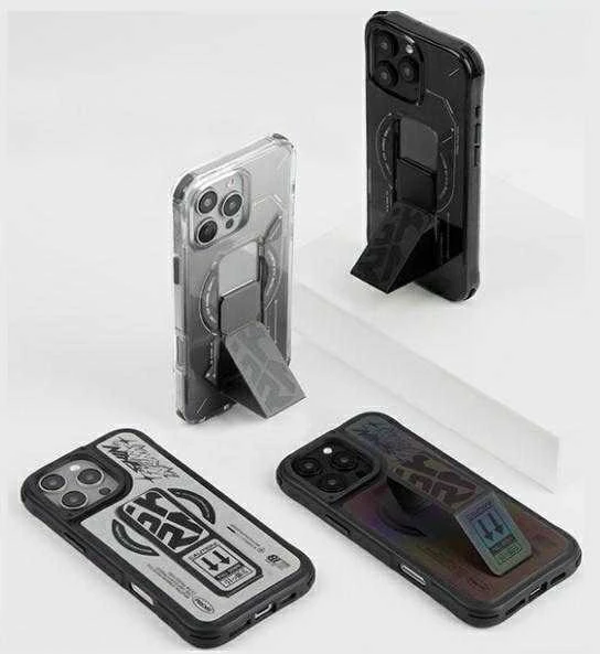 Skinarma dėklas Kira Kobai Apple iPhone 16 Pro Max 6.9″ Magnetic Charging Grip Stand hologram