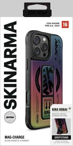 Skinarma dėklas Kira Kobai Apple iPhone 16 Pro Max 6.9″ Magnetic Charging Grip Stand hologram