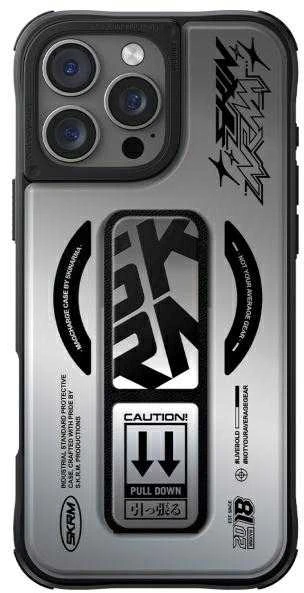 Skinarma dėklas Kira Kobai Apple iPhone 16 Pro Max 6.9″ Magnetic Charging Grip Stand chrome